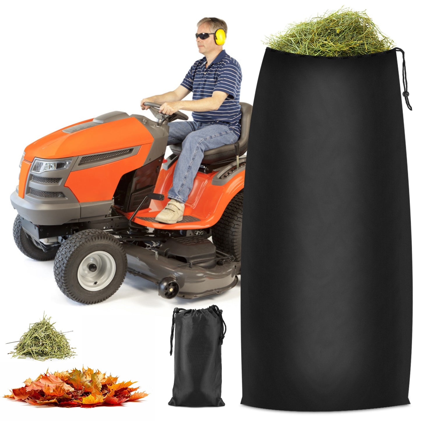 1Pc Lawn Tractor Leaf Bag 54 Cubic Feet Standard Garden Waste