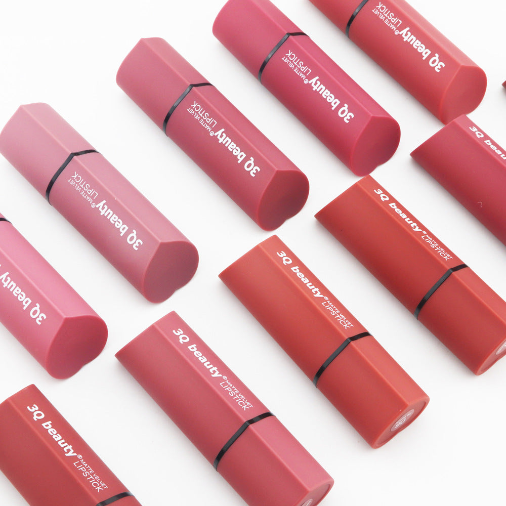 Multicolor Nude Lipstick - Moisturizing Long-Lasting Lip Makeup for Fashion Students