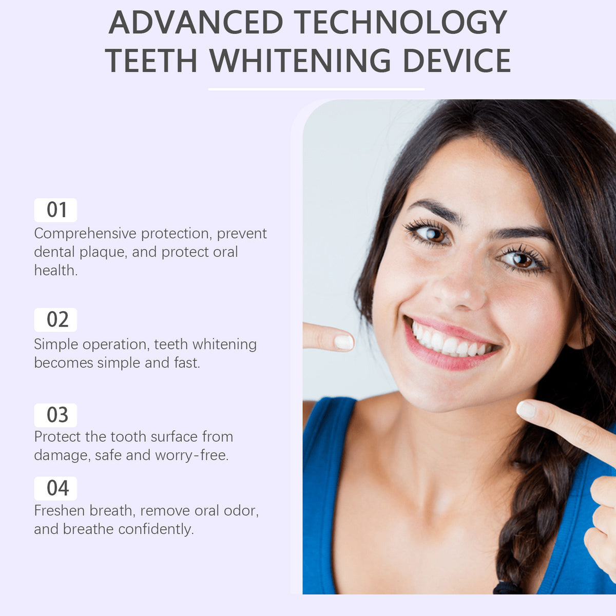 Tooth Whitening Gel Dental Care Device