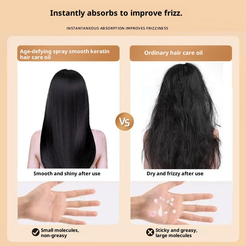 Keratin Hair Styling Cream for Frizz Control - 100ml Hair Serum