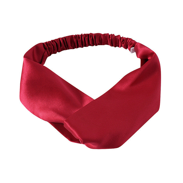 Silk Headband with Ribbon Embellishment