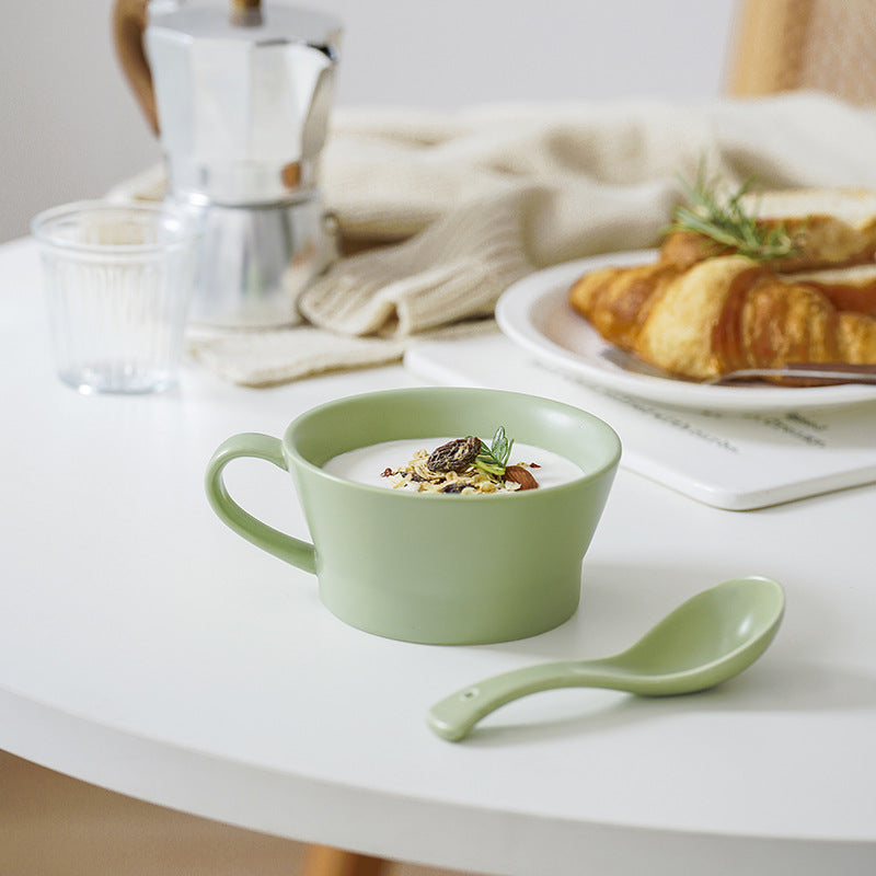 Large Capacity Ceramic Mug - Nordic Style Household Coffee & Tea Cup