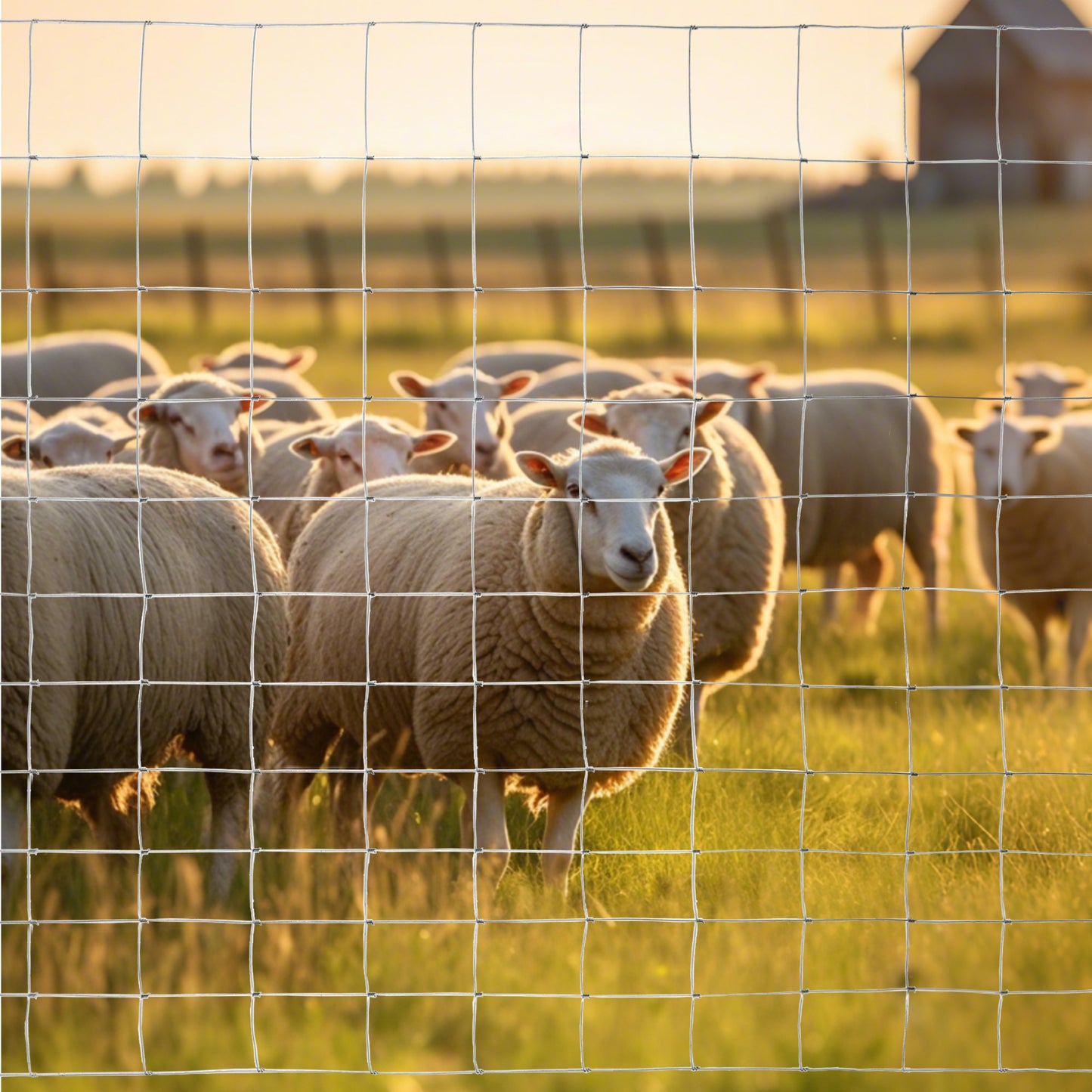 5ft x 164ft Galvanized Steel Farm Fence - Durable & Secure