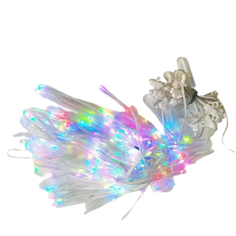 Christmas LED Rope Light Curtain Decoration Rubber Wire 1M-3M IP67