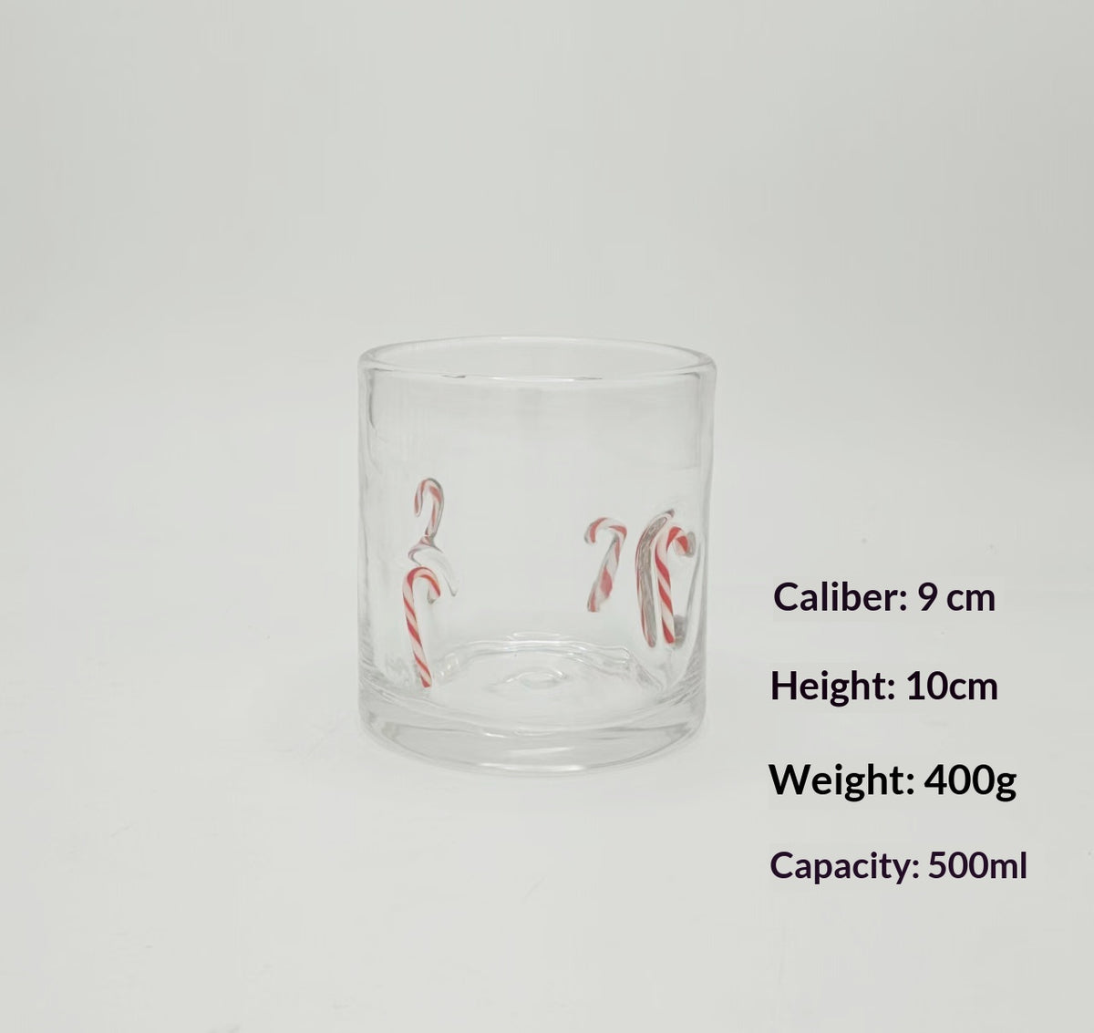 Large-Capacity Painted Glass Cup - Modern Minimalist Drinkware for Kitchen