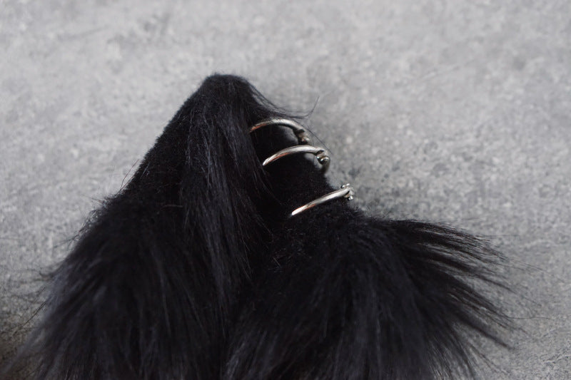 Handmade Cat Ear Hair Clip - Multiple Colors