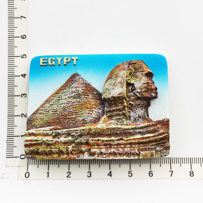 Egyptian Culture Magnetic Refrigerator Magnets Set - Classic & Landmark Designs
