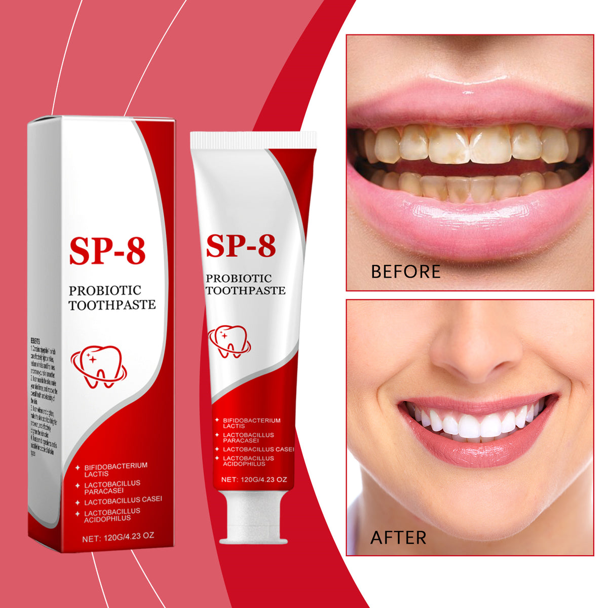Probiotic Whitening Toothpaste 120g