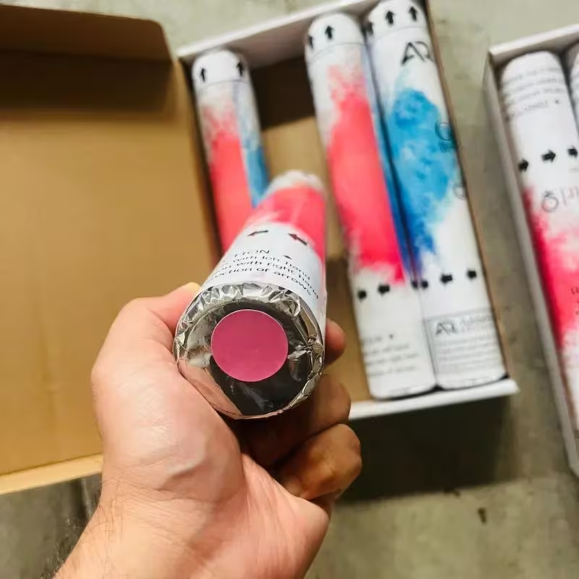 Confetti Cannon Party Poppers - 12" Air-Powered Celebration Supplies