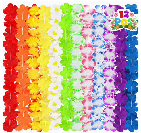 Colorful Flower Garland Headband & Bracelet Set for Parties Festival Handmade Accessories