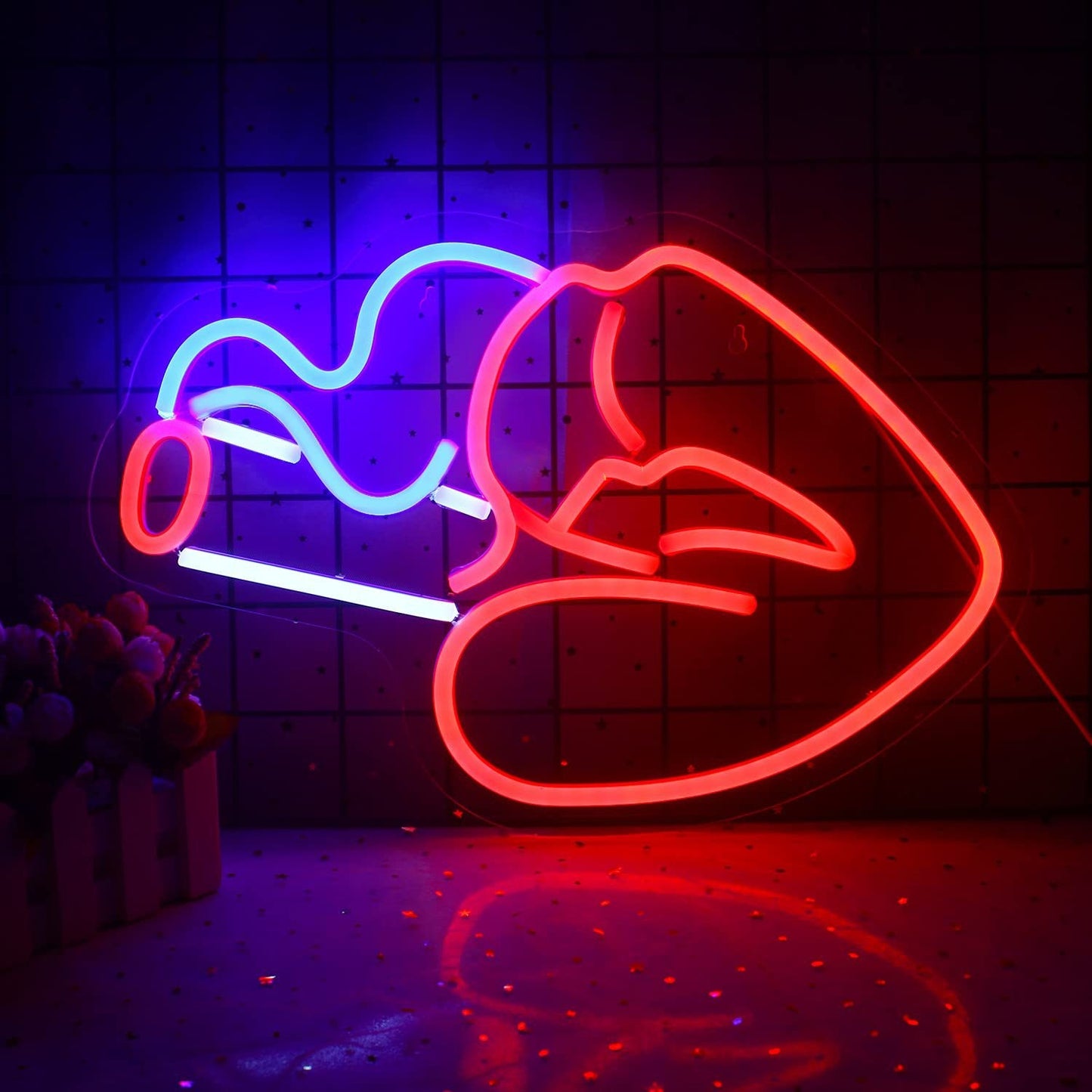 LED Neon Light Sports Bar Wall Decor - Glowing Pendant Light