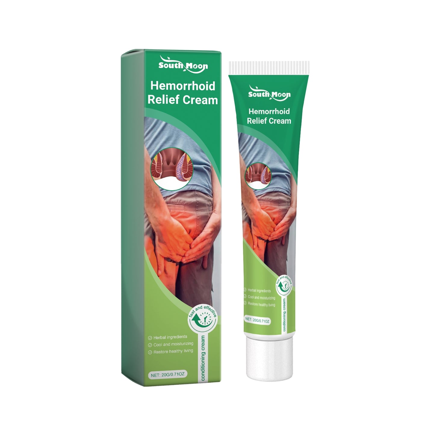 Soothing Body Cream with Aloe and Mint - 20g Natural Skin Care