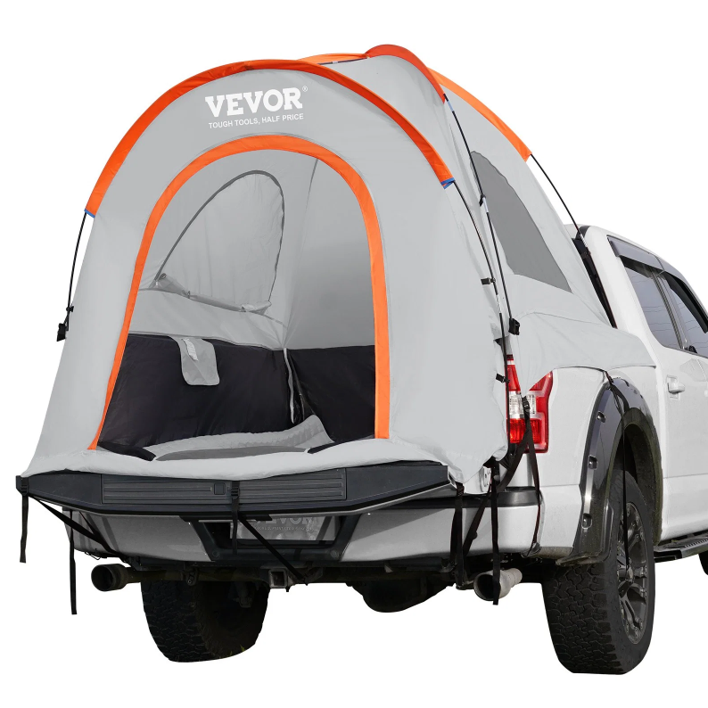 Truck Bed Tent for 5.5'-6' Pickup - Waterproof Camping Tent for 2-3