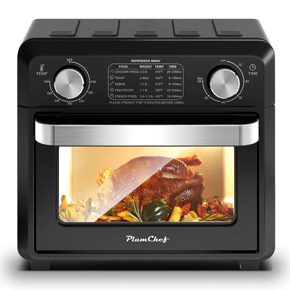 11QT Compact Air Fryer Toaster Oven - 1000W Countertop Convection Oven with Model ATS10K3