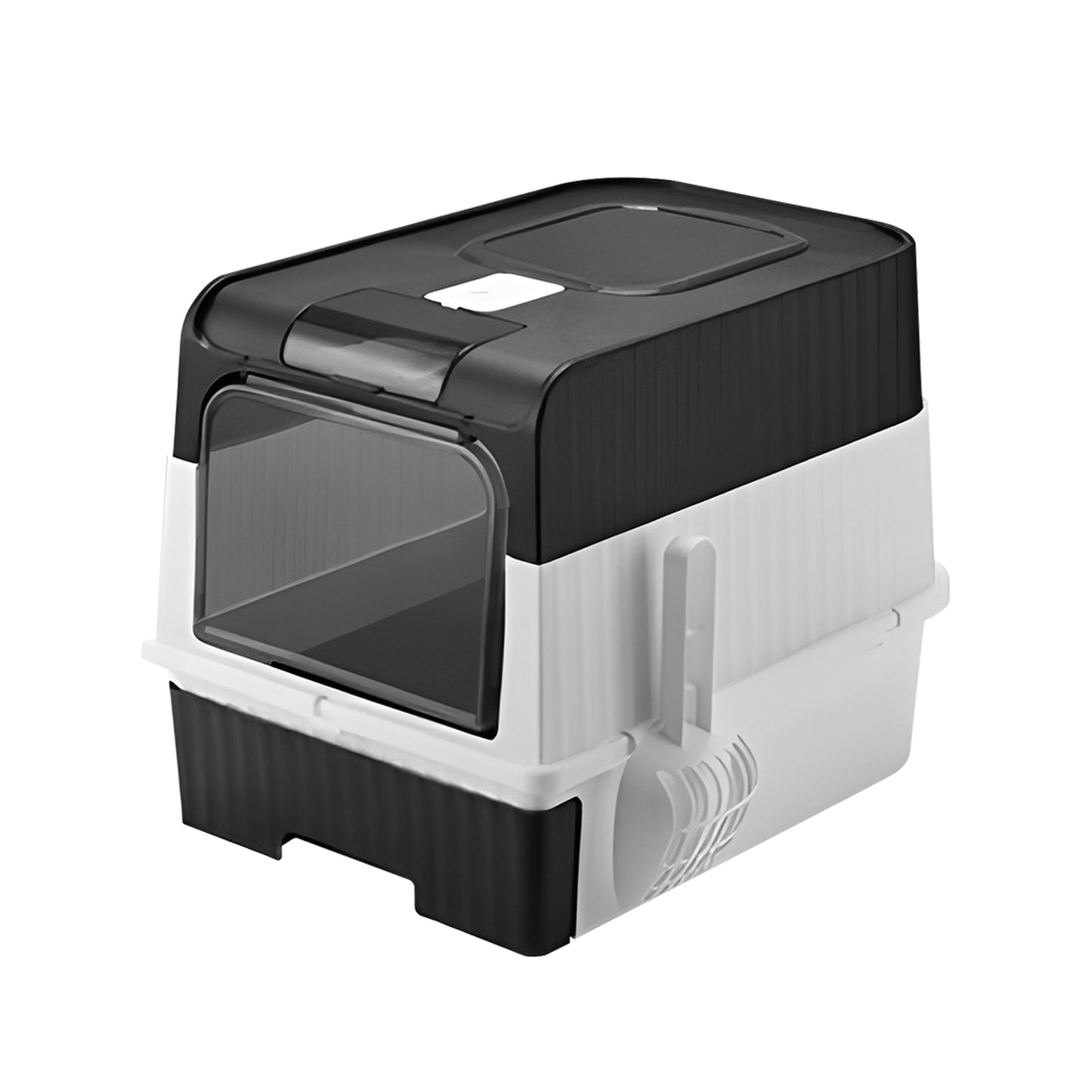 Self Pickup Cat Litter Box with Magic Cube Design - Multiple Colors Available