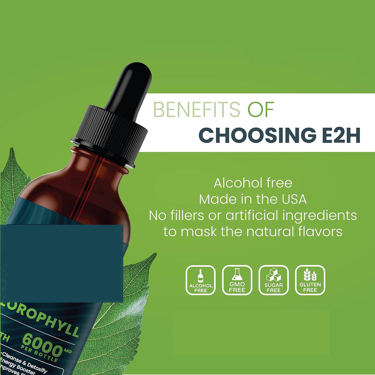 Chlorophyll Drops 60ml Bottle