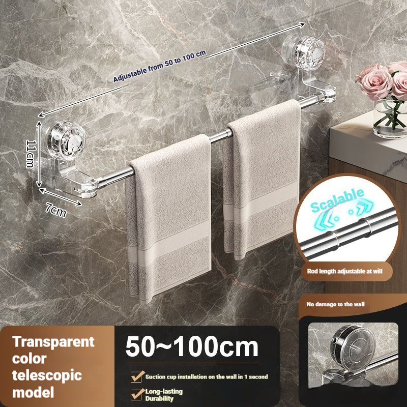 Wall-Mounted Bathroom Slipper Rack No Drilling Needed Storage