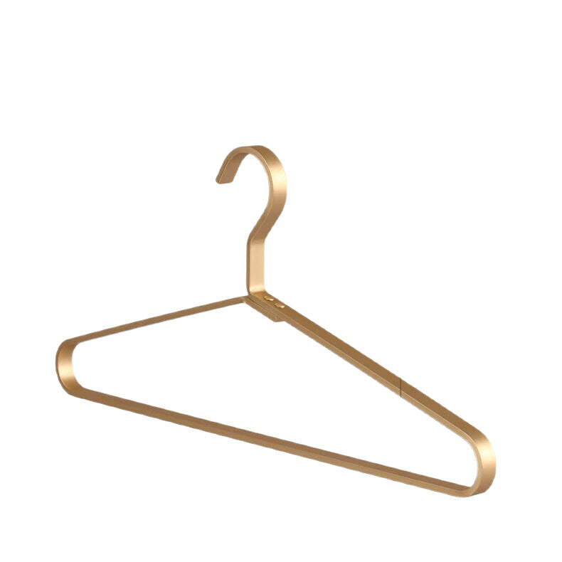 Stainless Steel Clothing Hanger Set - Home Wardrobe Storage, Durable & Elegant