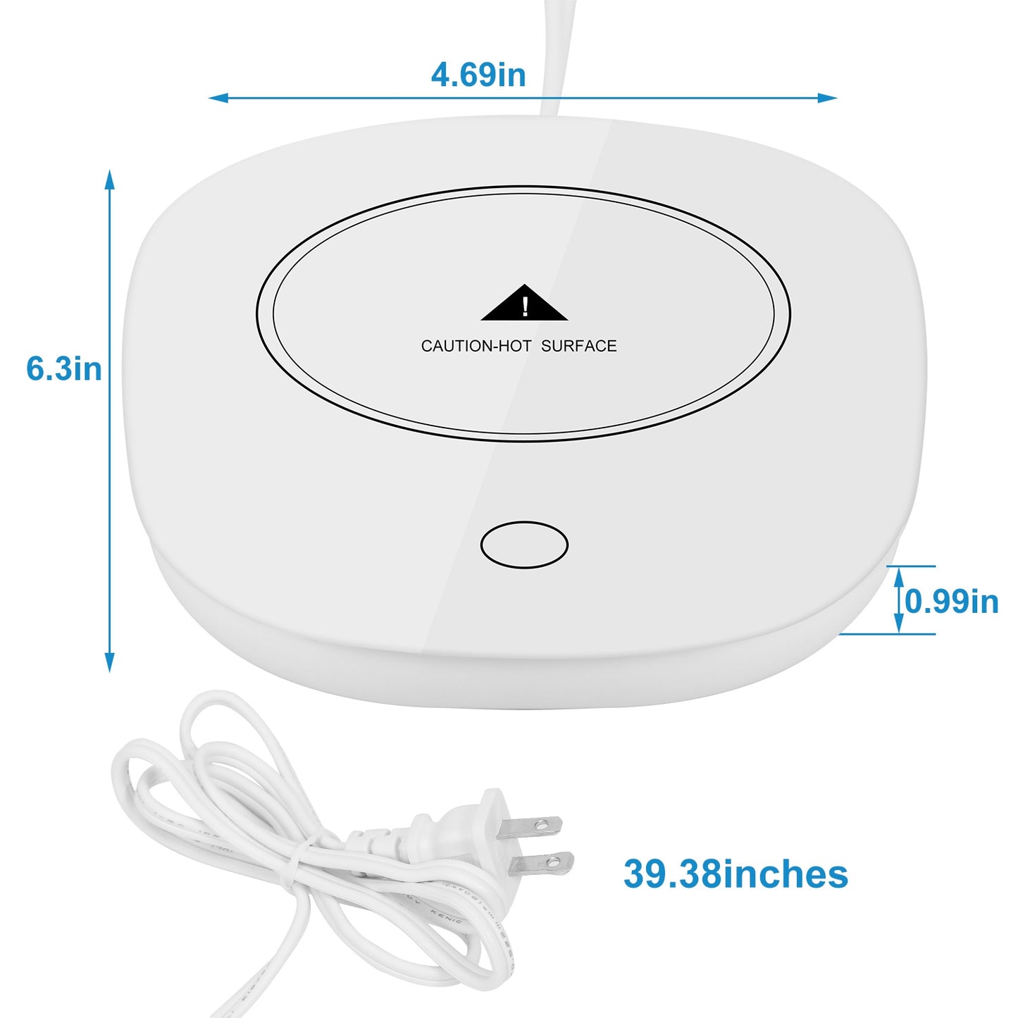 Electric Coffee Mug Warmer with Auto Shut Off - Keeps Beverages Warm