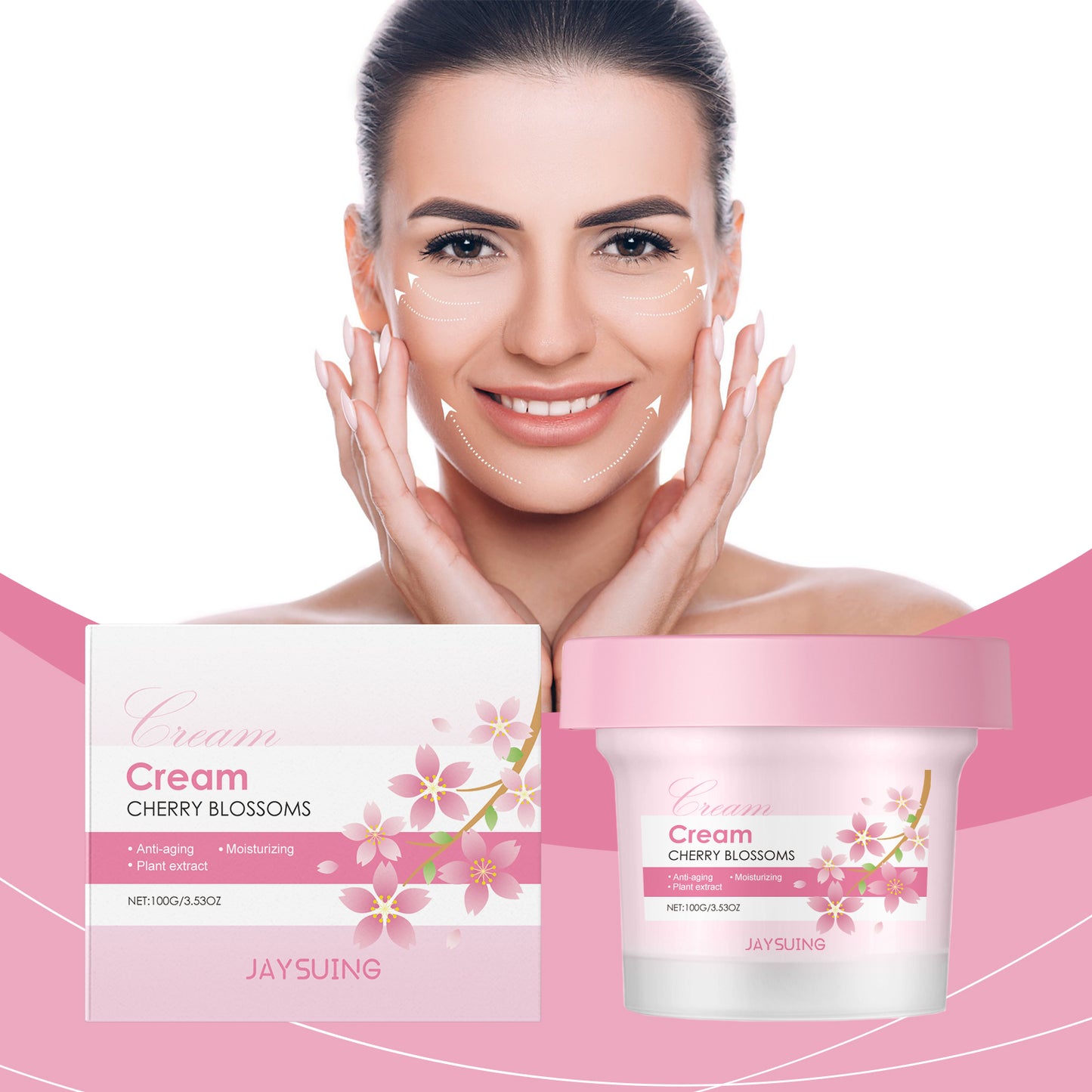 Cherry Blossom Hydrating Facial Cream - Deep Moisturizing Skin Care