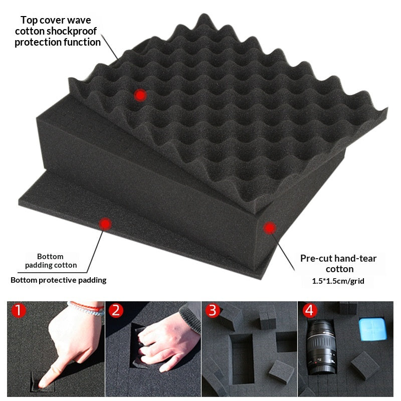 Portable Plastic Toolbox for Home Storage and Organization
