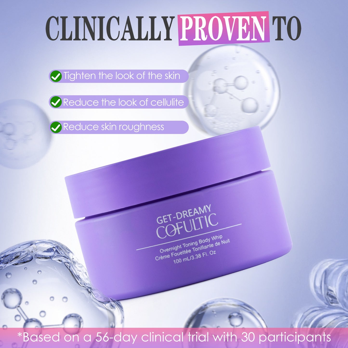 Overnight Body Toning Cream - Firming & Tightening Moisturizer