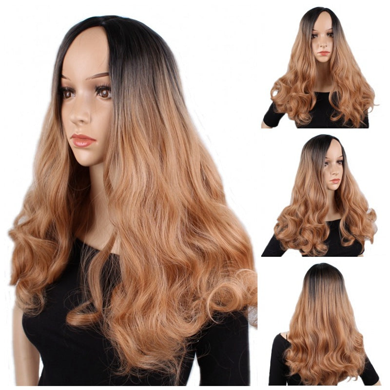 Mid-Length Curly Synthetic Wig - Dyeable & Heat Resistant