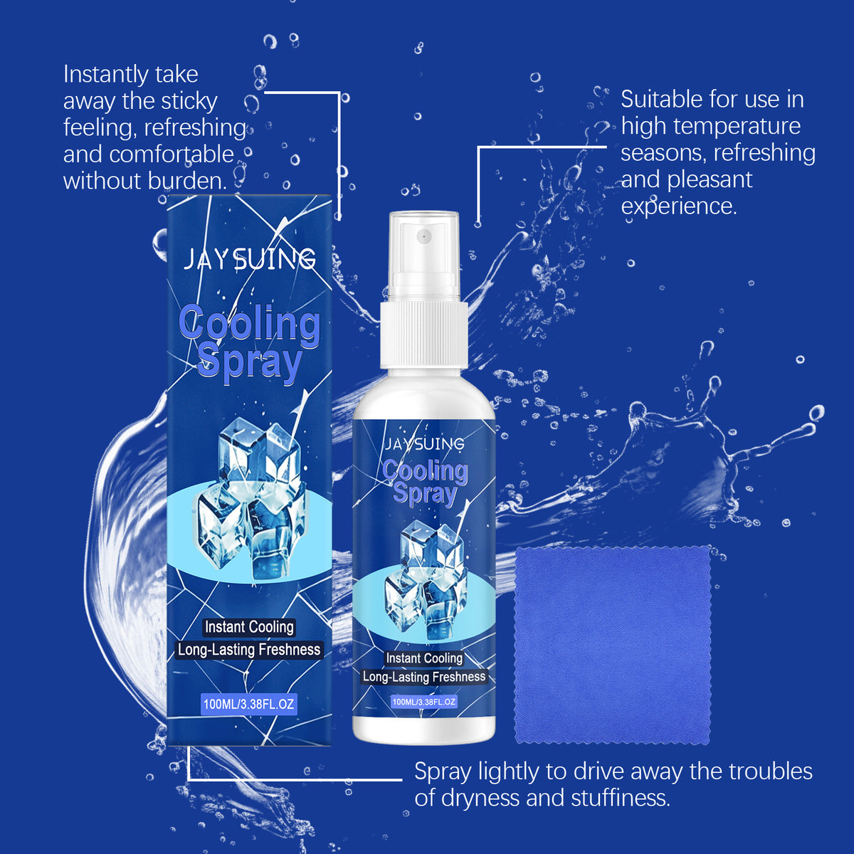 Cooling Body Spray with Menthol - 100ML