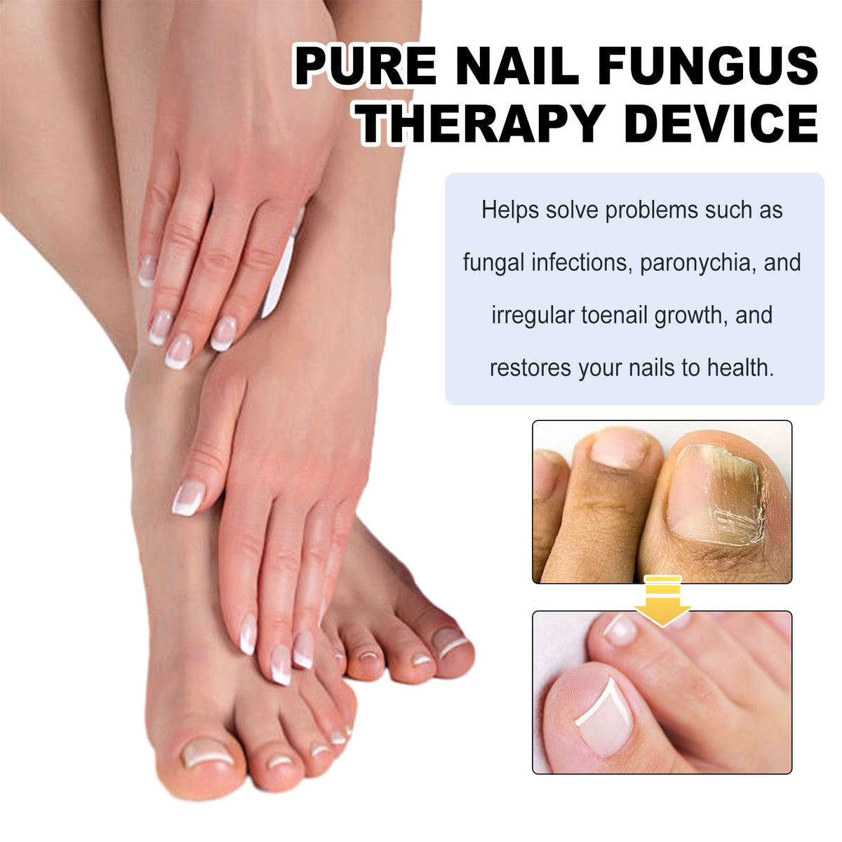 Gray Nail Care Device for Nail Health & Cleaning - 120g