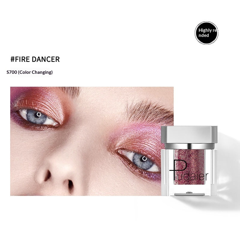 Long-Lasting Pearl-Illuminated Single Eyeshadow - Easy To Apply, Smudge-Proof
