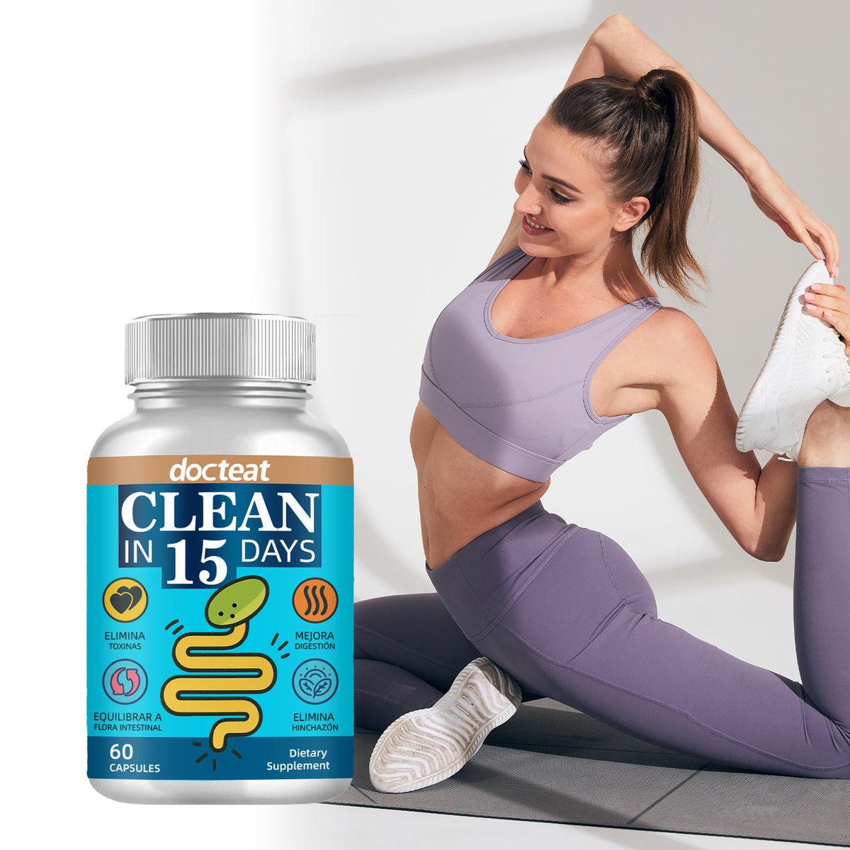 Intestinal Cleaning Capsules - 60 Count