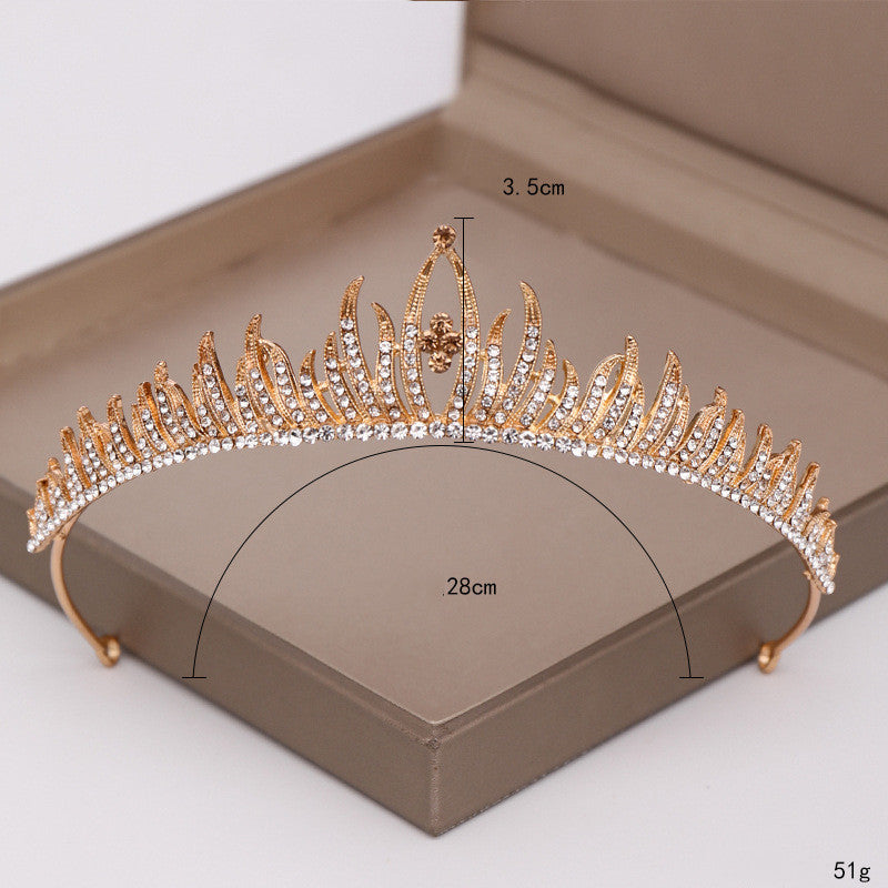 Children's Crown Headband - Diamond-Encrusted Hair Accessory