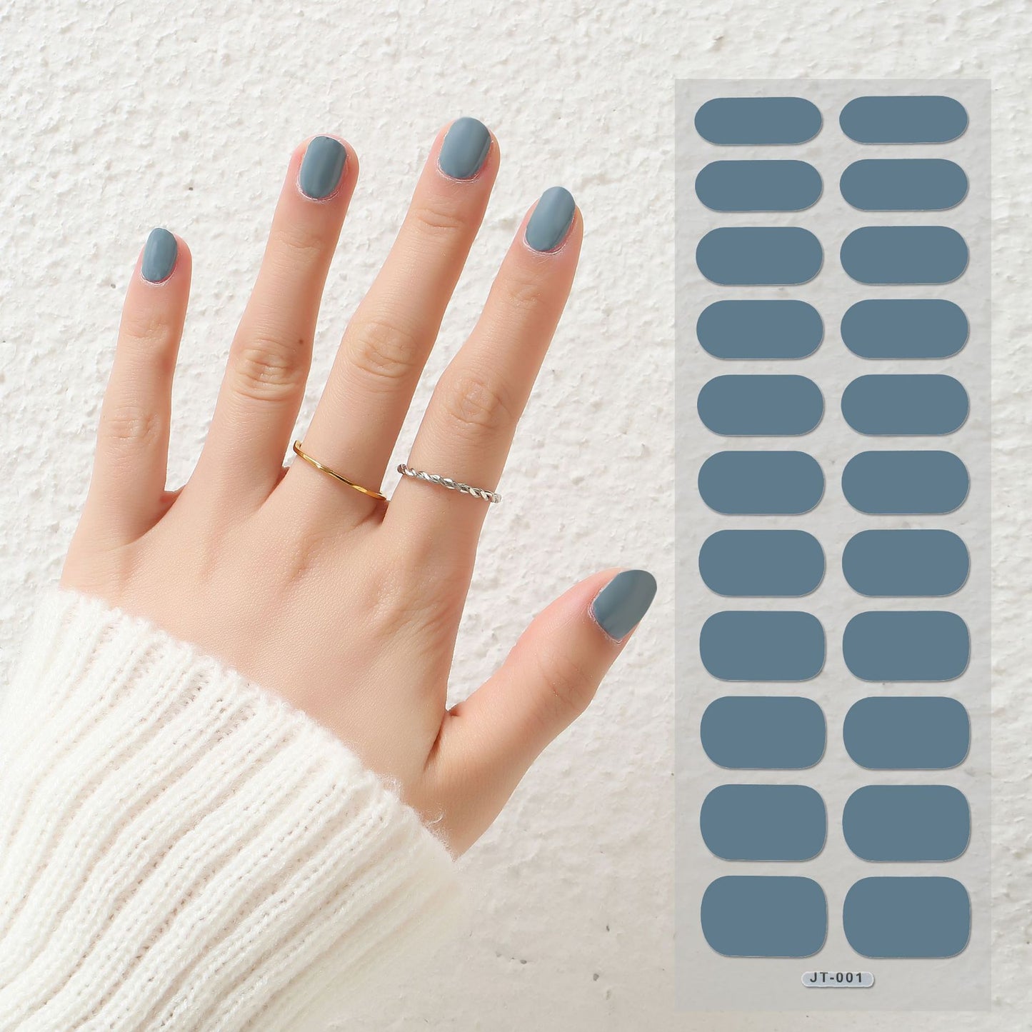 Semi-Curing Nail Art Stickers with Phototherapy Gel for Nail Art Kits