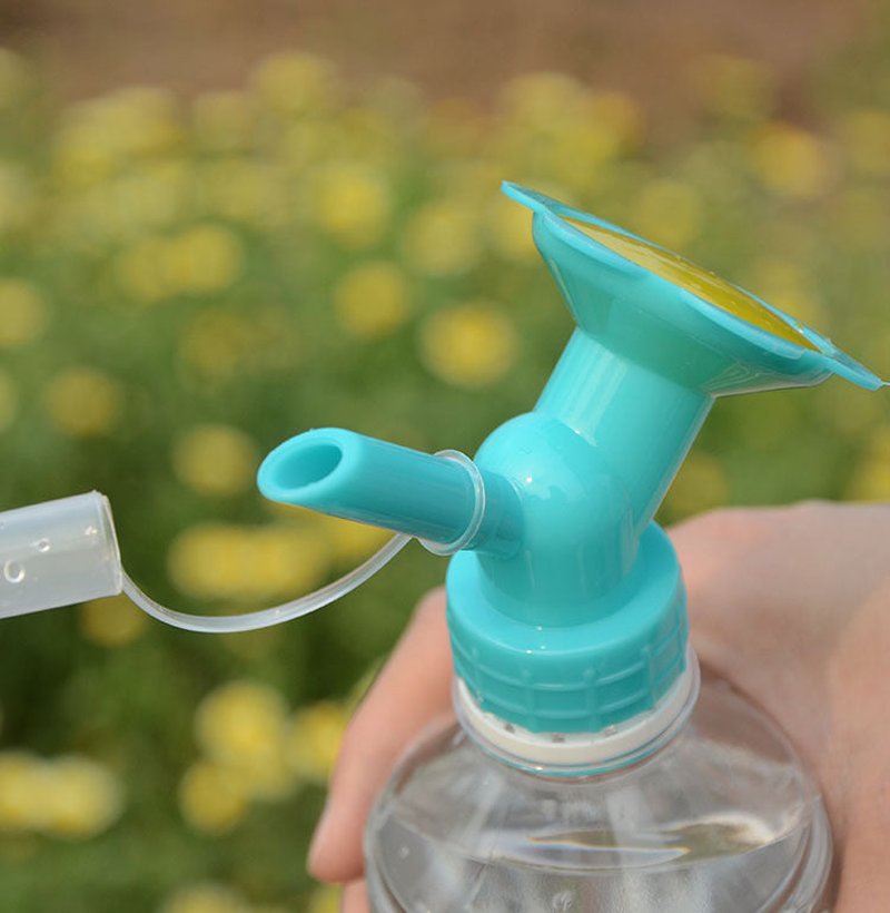 Watering Can Head for Garden & Home Irrigation - Replaceable Plastic Nozzle