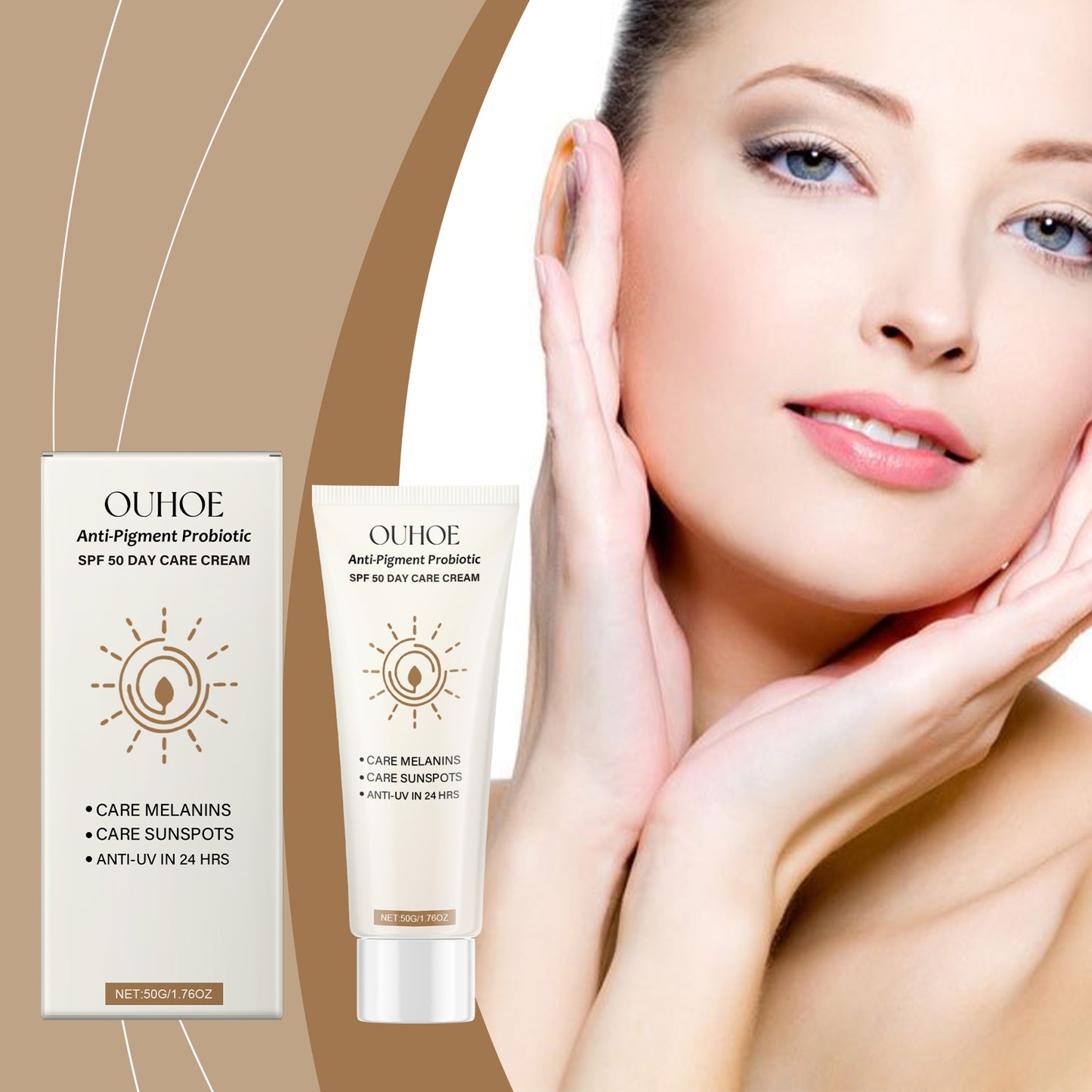 Protective Moisturizing Face Cream - Brightening Skin Care Lotion