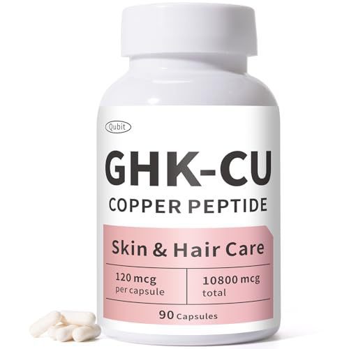 Copper Peptide Hair and Skin Supplement Capsules - 90 Count