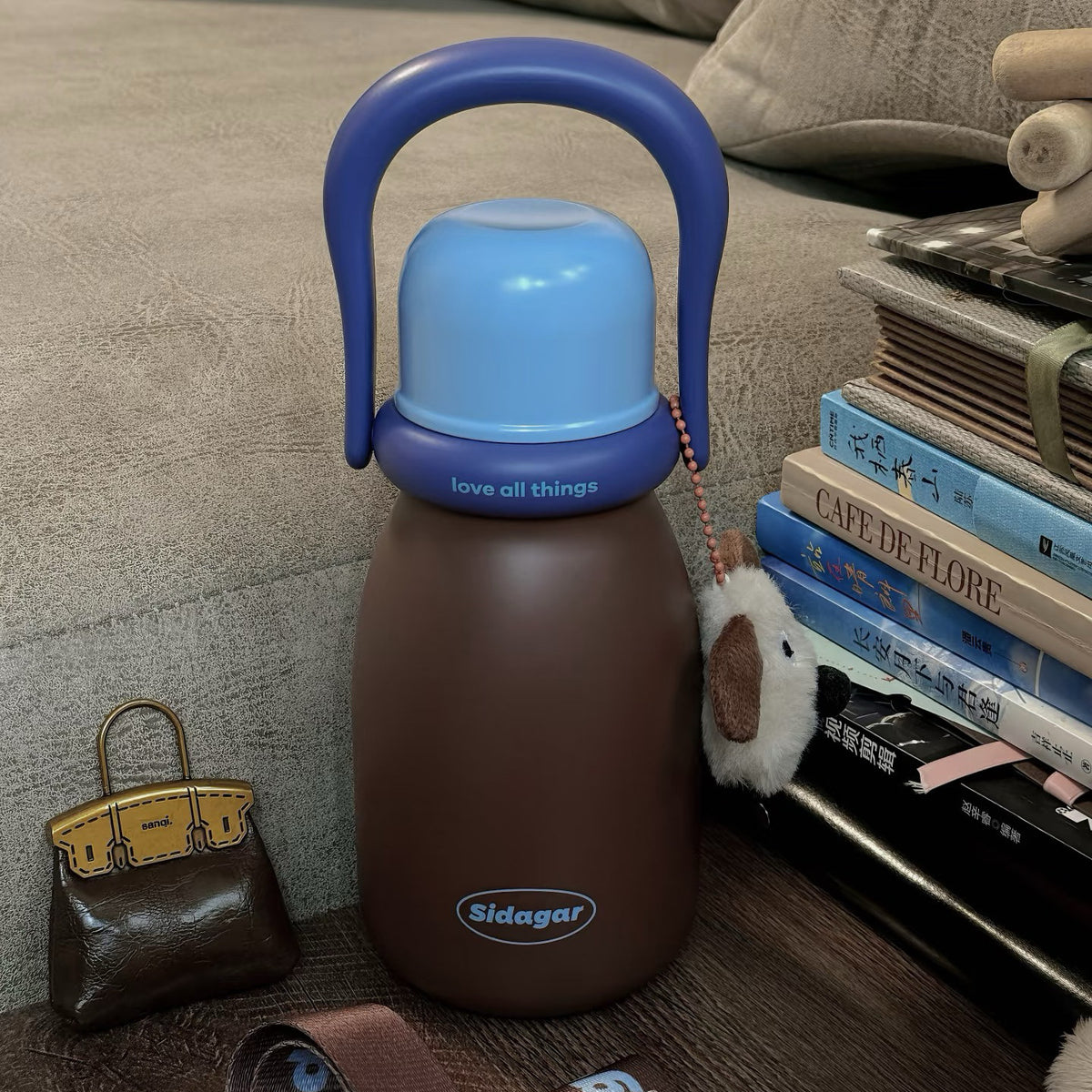 Insulated Portable Water Bottle with Straw - Multiple Colors & Capacity