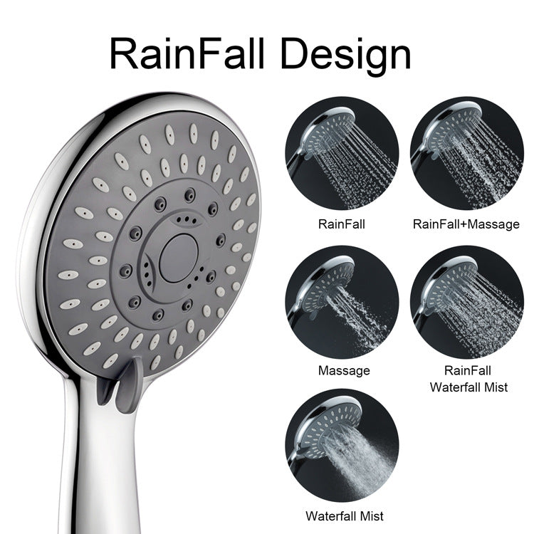 American 5-Function Handheld Shower Head with Hose & Bracket