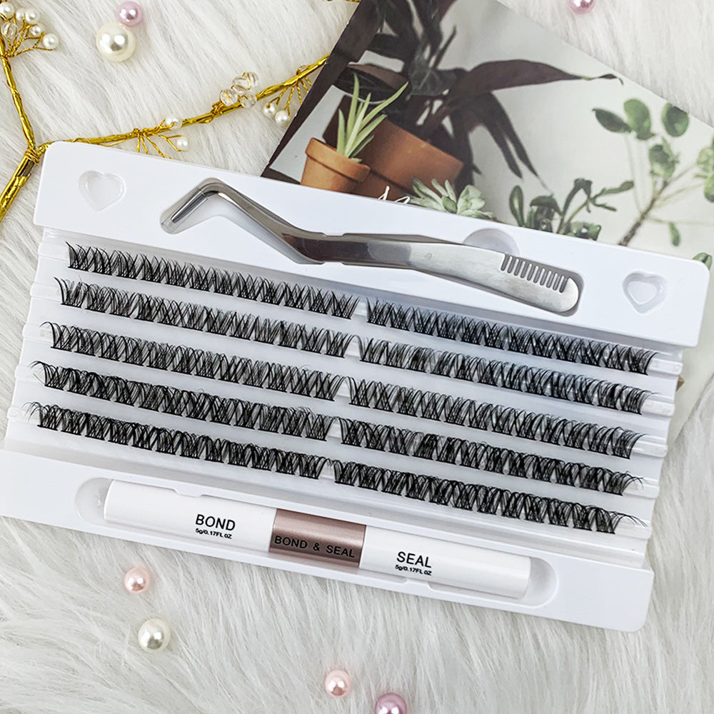 Self-Grafting Single Cluster False Eyelash Set - Multiple Variants for Makeup