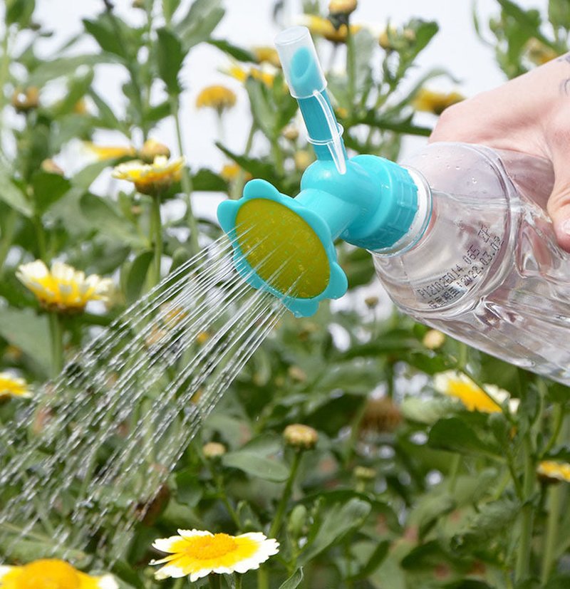 Watering Can Head for Garden & Home Irrigation - Replaceable Plastic Nozzle