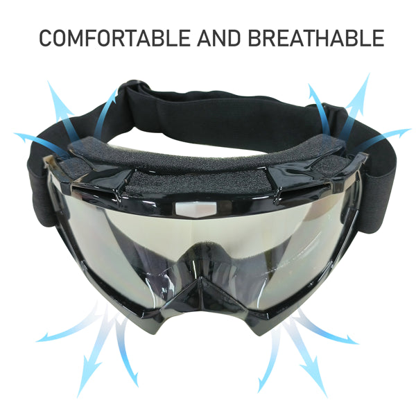 Windproof Anti-Scratch Motorcycle Ski Goggles
