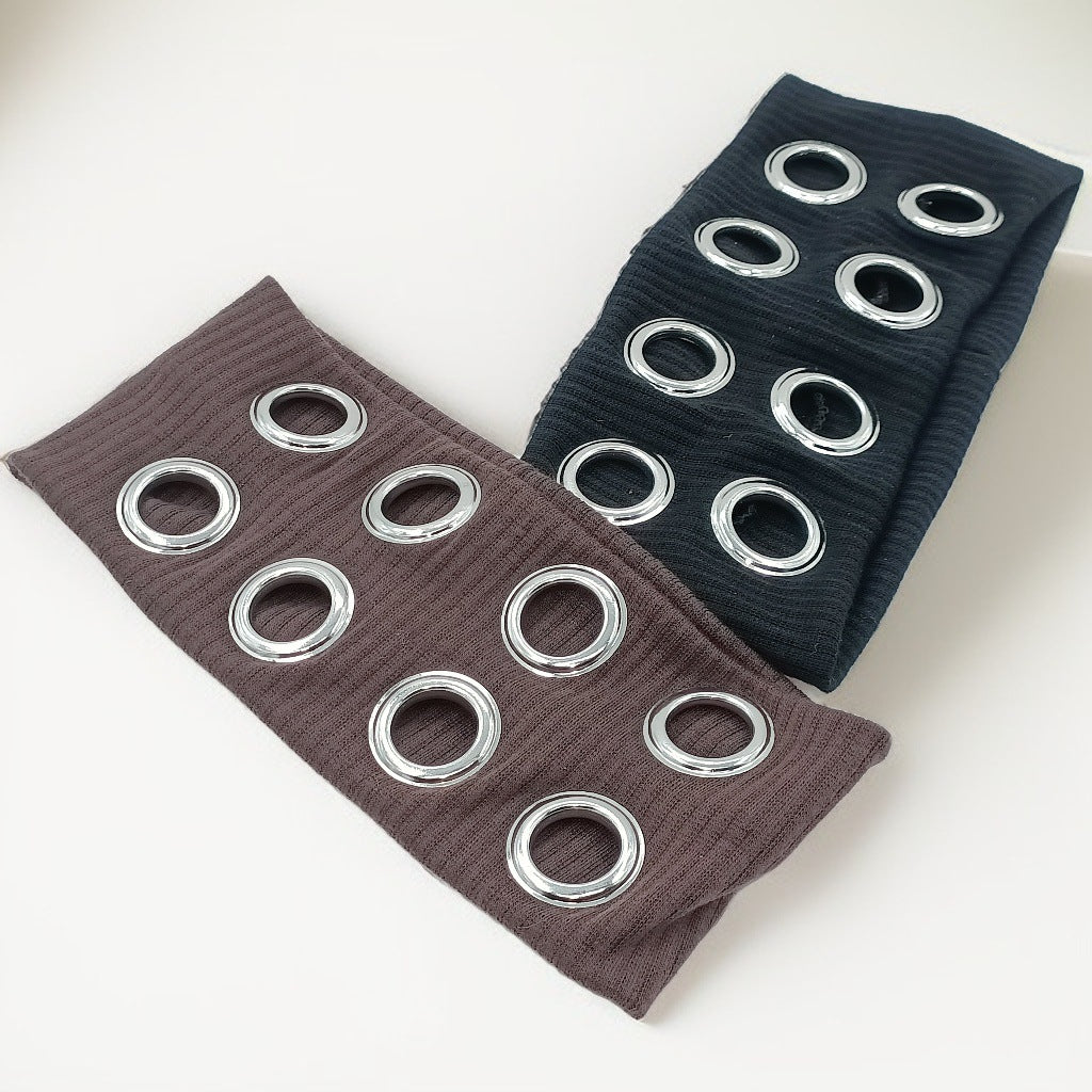 Women's Punk Hollowed-Out Elastic Headband