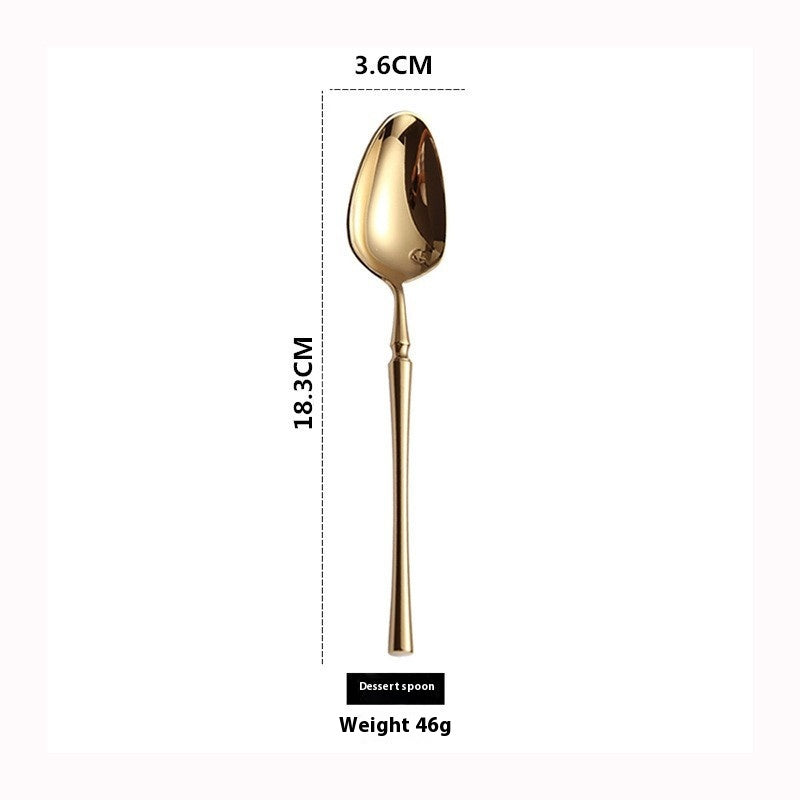 Stainless Steel Tableware Set - Knife Fork Spoon Flatware Utensils