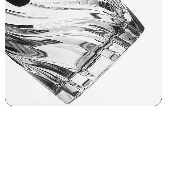 Japanese Style Hand-Embossed Crystal Glass - 250ML Drinkware for Home & Bar