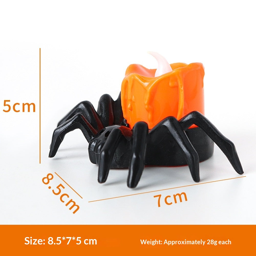 Halloween Spider Skull Night Light - Bedside Decor Lamp with Variants