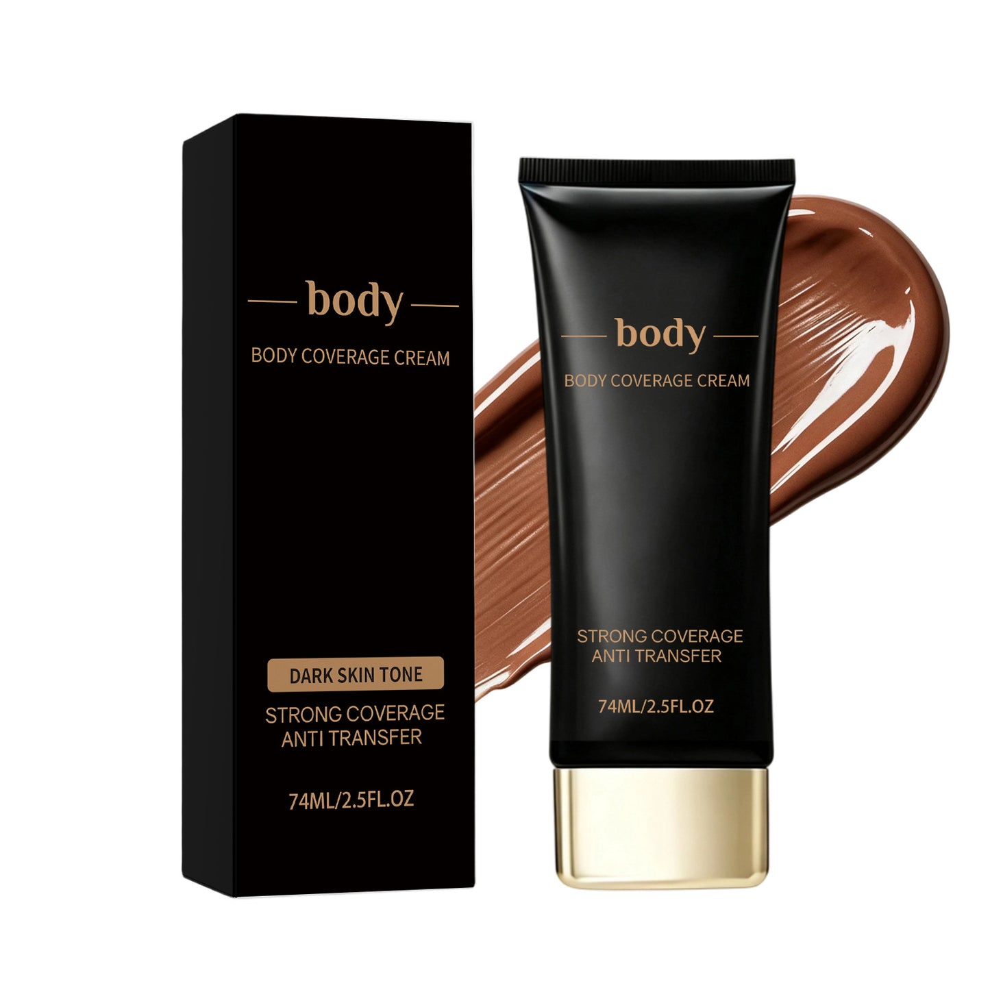 Body Concealer - Natural, Deep Flesh & Ivory Shades, 74ml