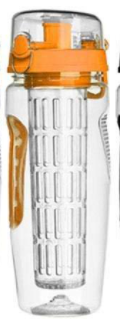 32oz Fruit Infuser Water Bottle - BPA Free, Leakproof Design