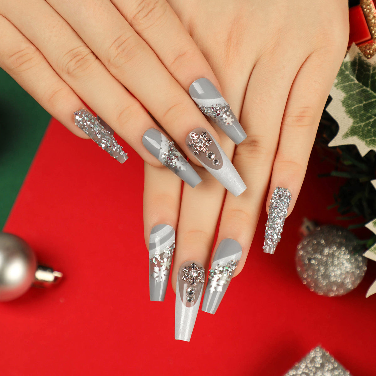 Press-On Nail Tips Set 24pc - JP2680