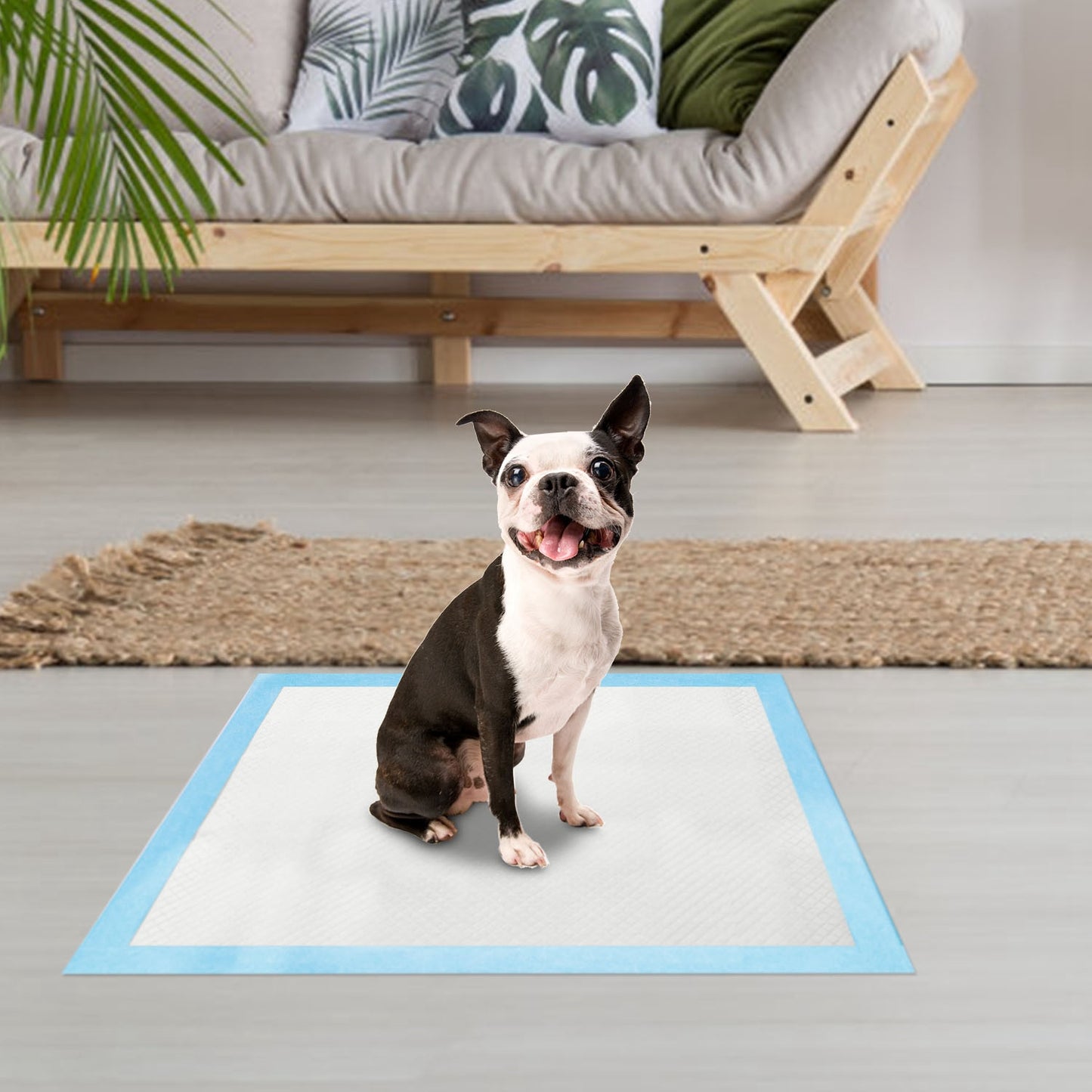 50 Pack Dog Training Pee Pads 24x18 Inches Leak-Proof Puppy & Cat Potty Mats