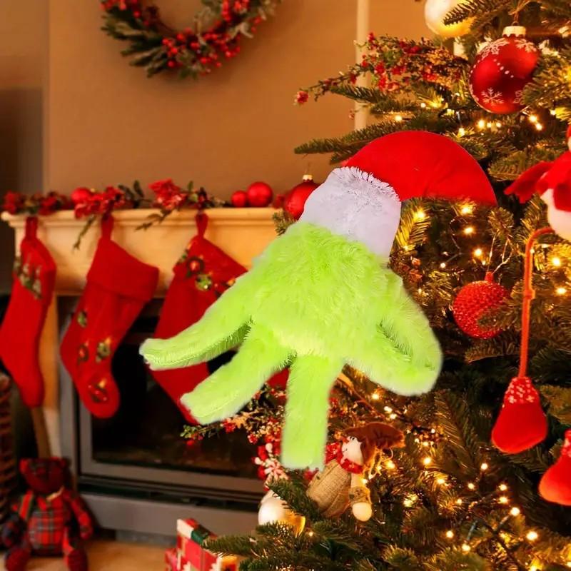 Grinch Green Monster Arm Doll Ornament - Christmas Tree Decoration